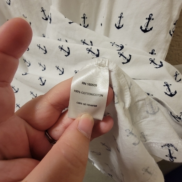 Public Art live life creatively Anchor print tee - Picture 5 of 7